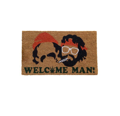 Cheech & Chong Welcome Man! Doormat
