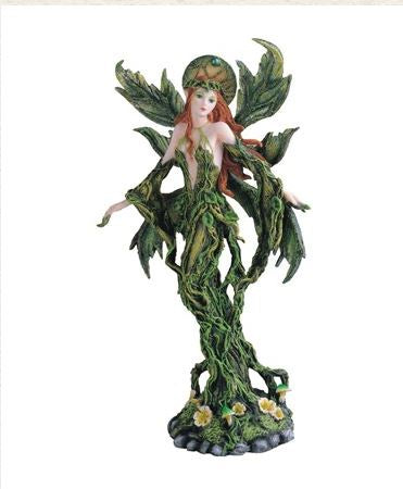 Tree Fairy w/Green Wings Statue 91404