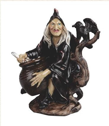 Witch w/Crow Statue 72146