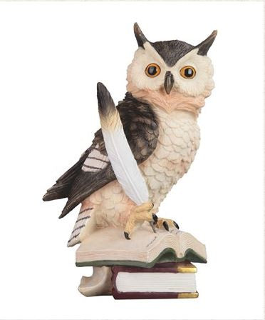 Owl on Open Book Statue 54788