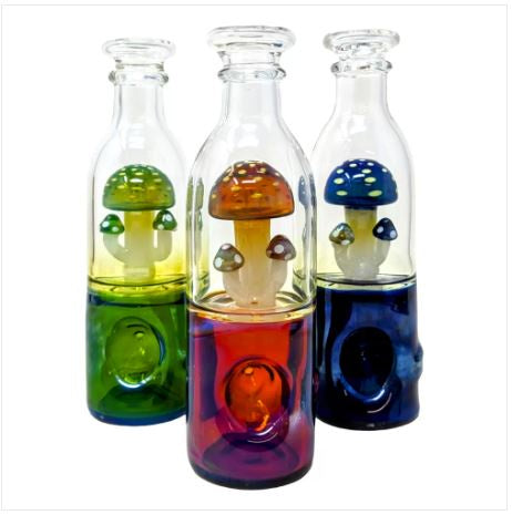 Multi Mushroom Perc 2-in-1 Hand Pipe/Waterpipe 6"