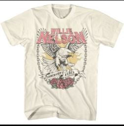 Willie Nelson Eagle American Rebel Natural T-Shirt