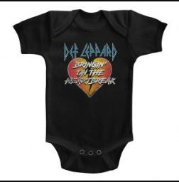 Def Leppard Bringin Black Infant Bodysuit