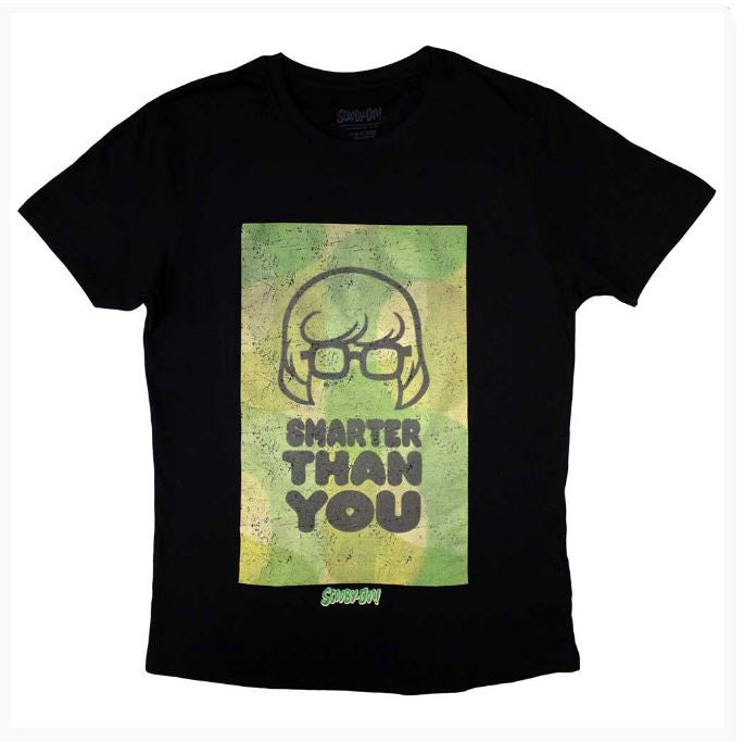 Scooby Doo Unisex T-Shirt - Smarter Than You (Black)