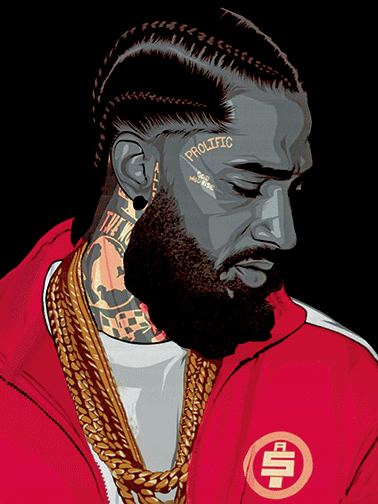 3D Poster - Nipsey Hussle