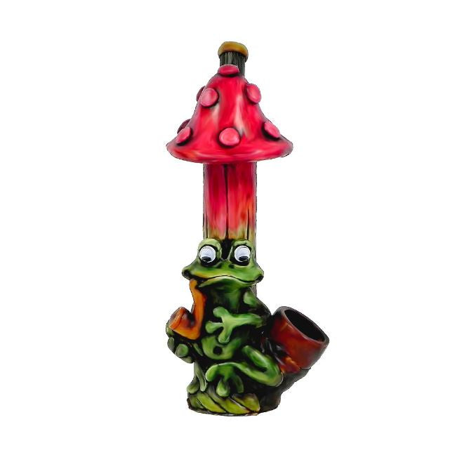 Smokin’ Shroom Frog Medium Pipe MD-0304