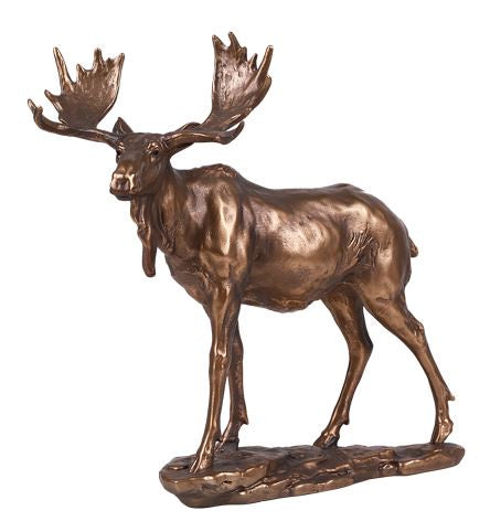 Bronze Moose Statue 13710