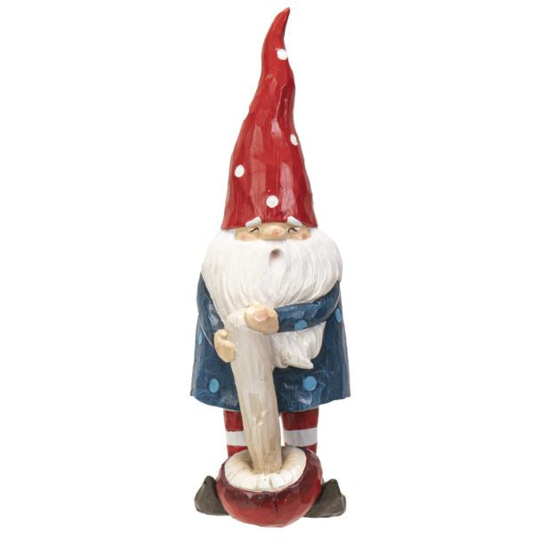 Gnome on Mushroom Statue 14776