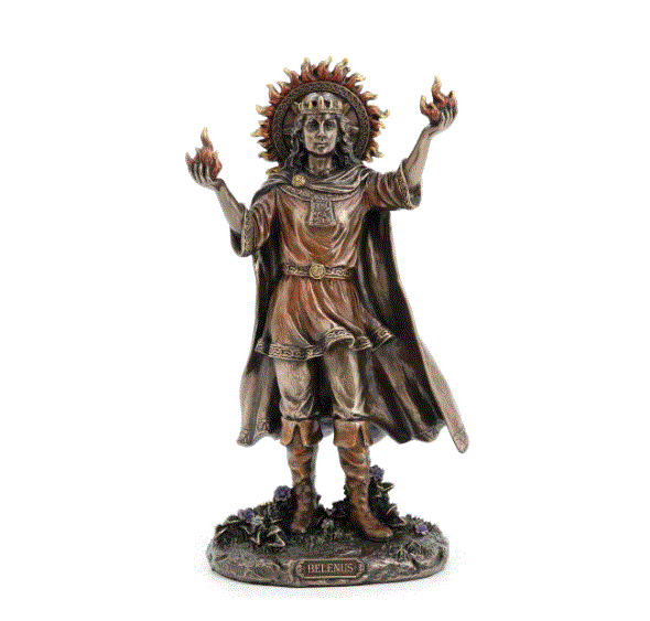 Belenus Celtic Sun God Bronze Statue 77865