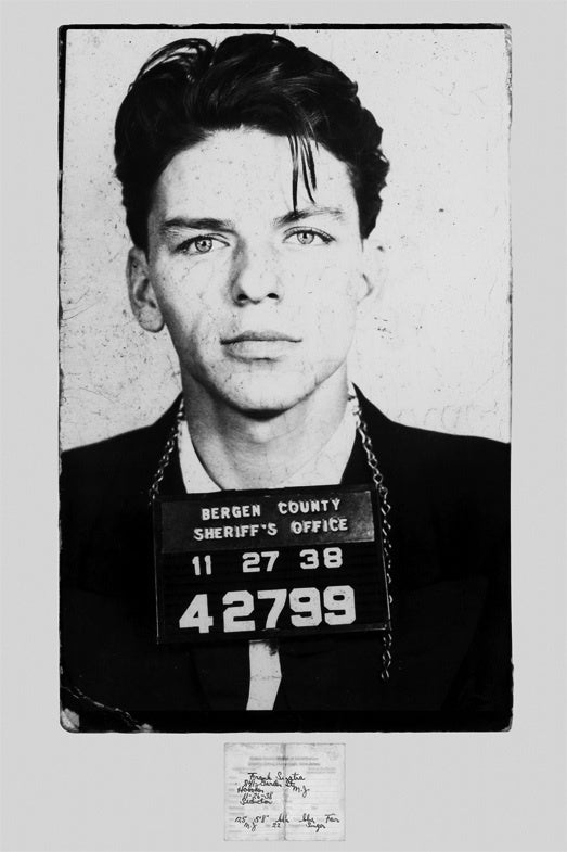 Frank Sinatra Mugshot Poster