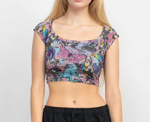 Dream Flight Ragland Crop Top 10341