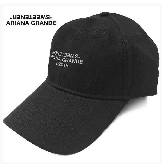 Ariana Grande Unisex Baseball Cap - Sweetener 2 (Black)
