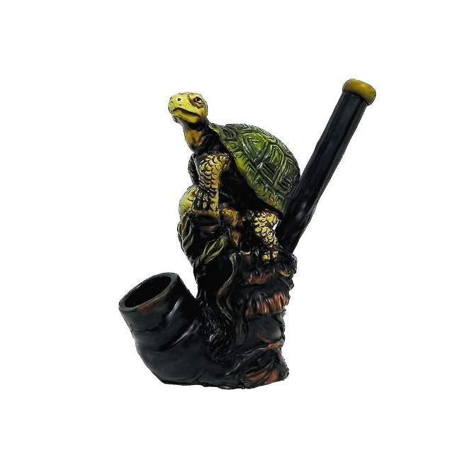 Perched Turtle Medium Pipe