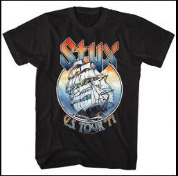 Styx 77 Tour Black T-Shirt