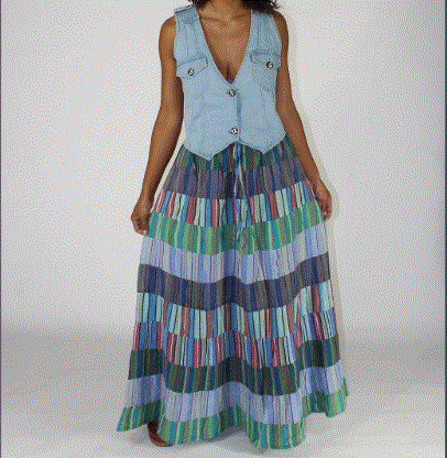 Island Haze Maxi Skirt SS25-81