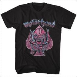 Motorhead Graphic Warping Black T-Shirt
