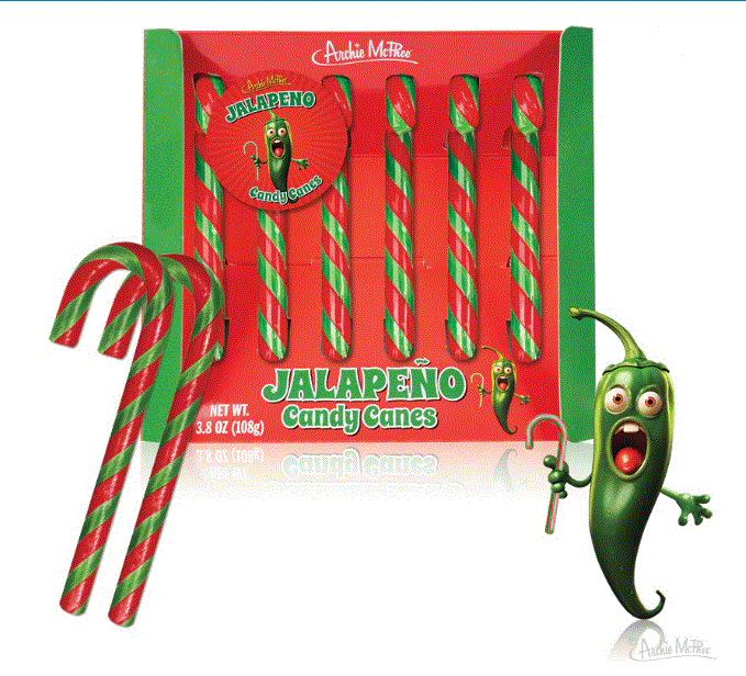 Archie McPhee - Jalapeno Candy Canes