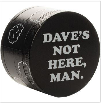 Cheech & Chong 4pc Metal Grinder 63mm - Dave's Not Here