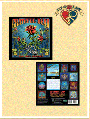 Gypsy Rose - Grateful Dead Calendar 2025