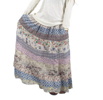 Smocked Top Tier Skirt DR-158