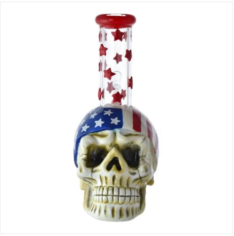 9" American Warrior - Star Spangled Water Pipe