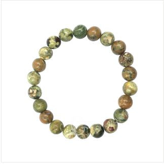 Rhyolite Beaded Bracelet