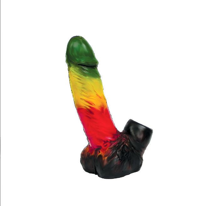 Rasta Winkie Penis Medium Pipe