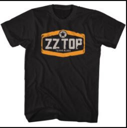 ZZ Top Texas Blues Black T-Shirt