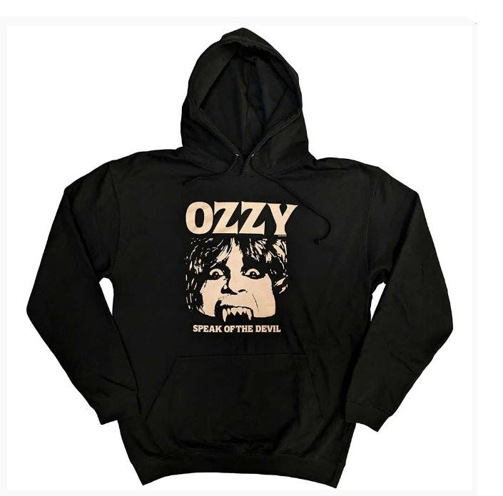 Ozzy Osbourne Unisex Pullover Hoodie - Speak Of The Devil (Black)