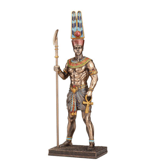 Amun Ancient Egyptian King Of Gods Bronze Statue 78002