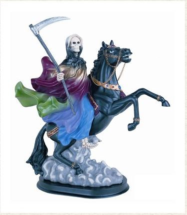 Santa Muerte on Horse Statue 313.70