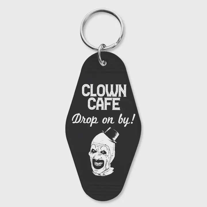 Clown Cafe Room Keychain