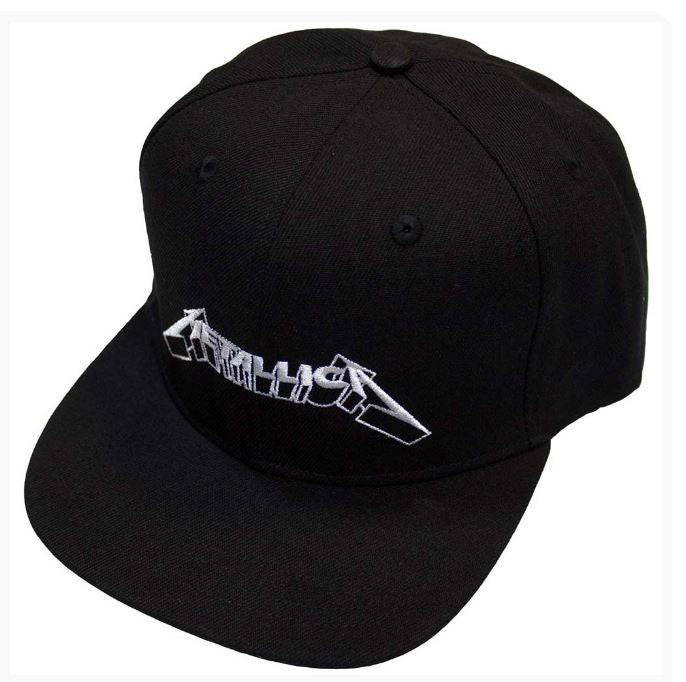 Metallica Unisex Snapback Cap - 3D Logo (Black)