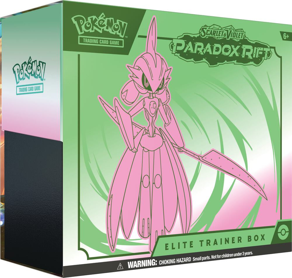 Pokemon TCG Paradox Rift Elite Trainer Box Iron Valiant SV04