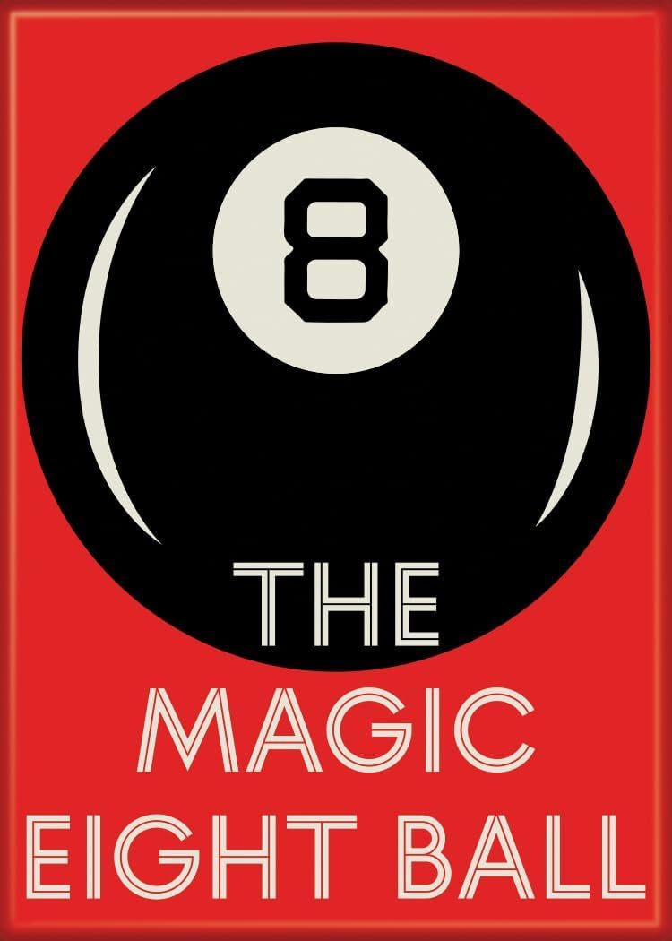 Magic 8 Ball Red Magnet