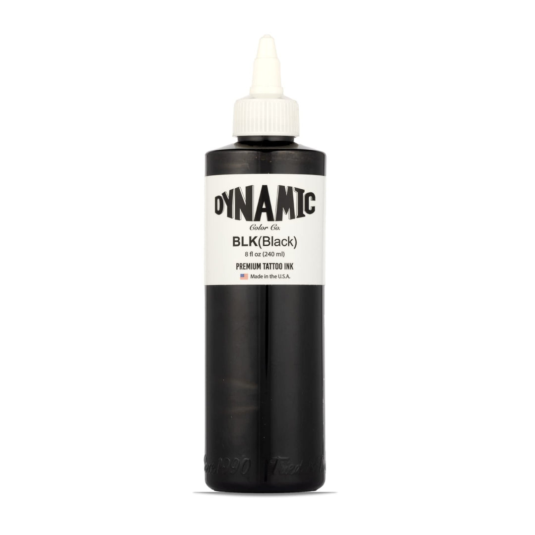 Dynamic Black Tattoo Ink - 8oz Bottle