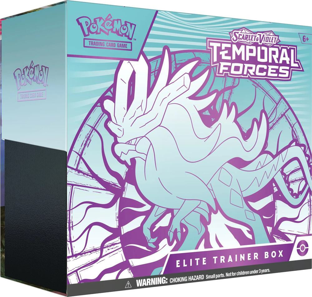Pokemon TCG Scarlet & Violet Temporal Forces Elite Trainer Box Walking Wake SV05