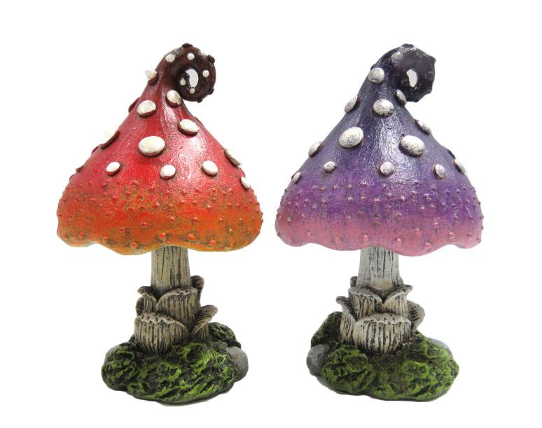 Whimsical Garden Mushroom Statue 12080
