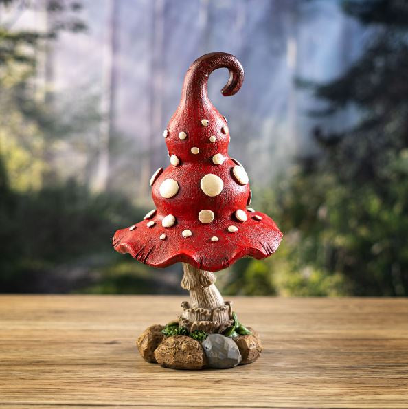 Whimsical Garden Mushroom Statue 16294
