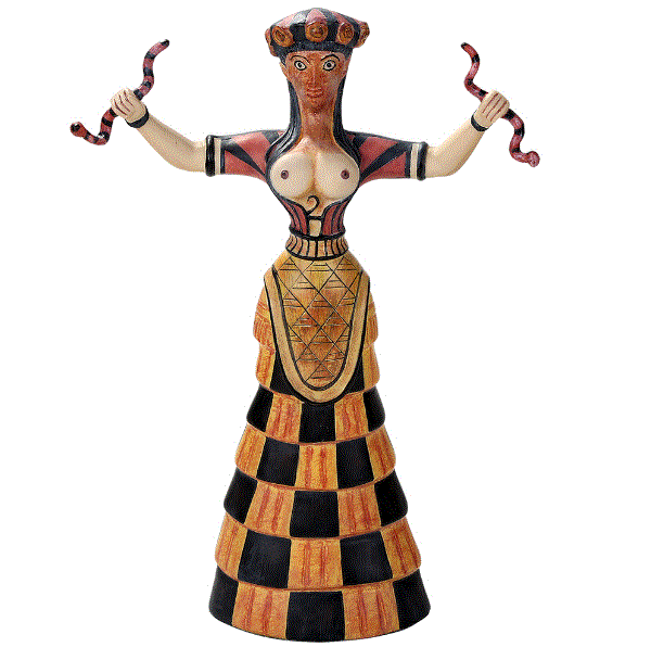 Cretan Snake Goddess Statue