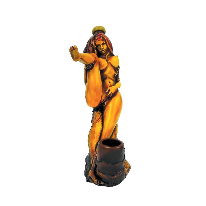 One Leg Up Girl Erotic Medium Pipe