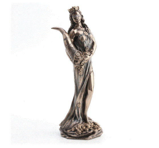 Fortuna Roman Goddess Bronze Statue 71833