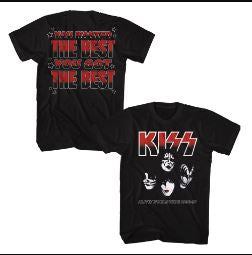 KISS You Wanted The Best Black T-Shirt