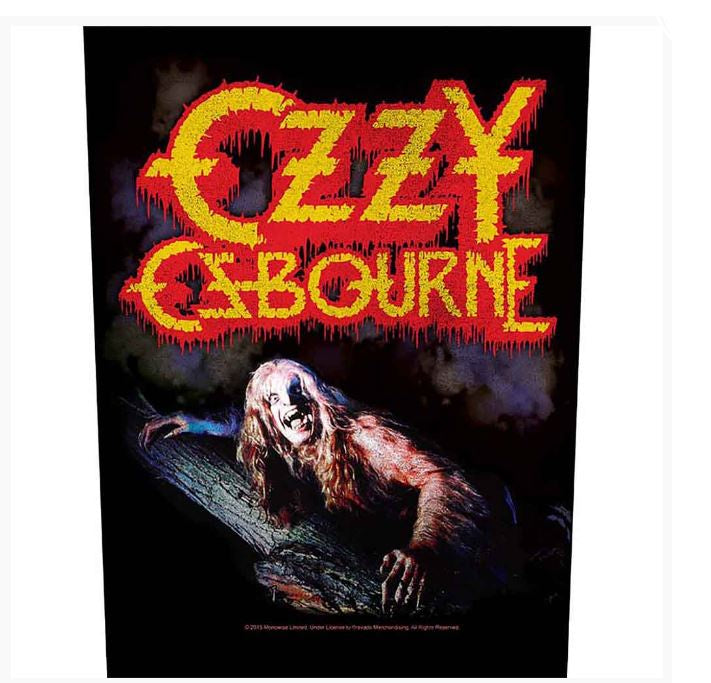 Ozzy Osbourne Back Patch - Bark At The Moon