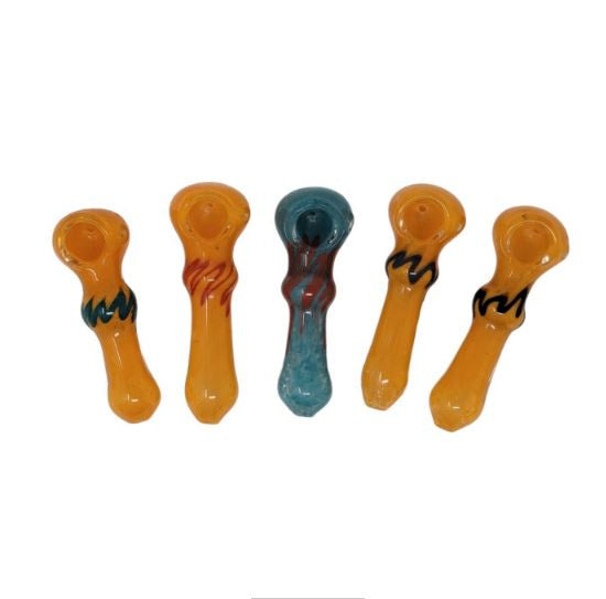 Frit w/Line 3.5" Glass Pipe 5724