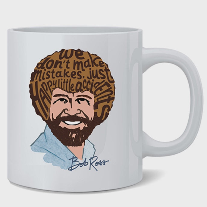 Bob Ross Happy Accidents Mug