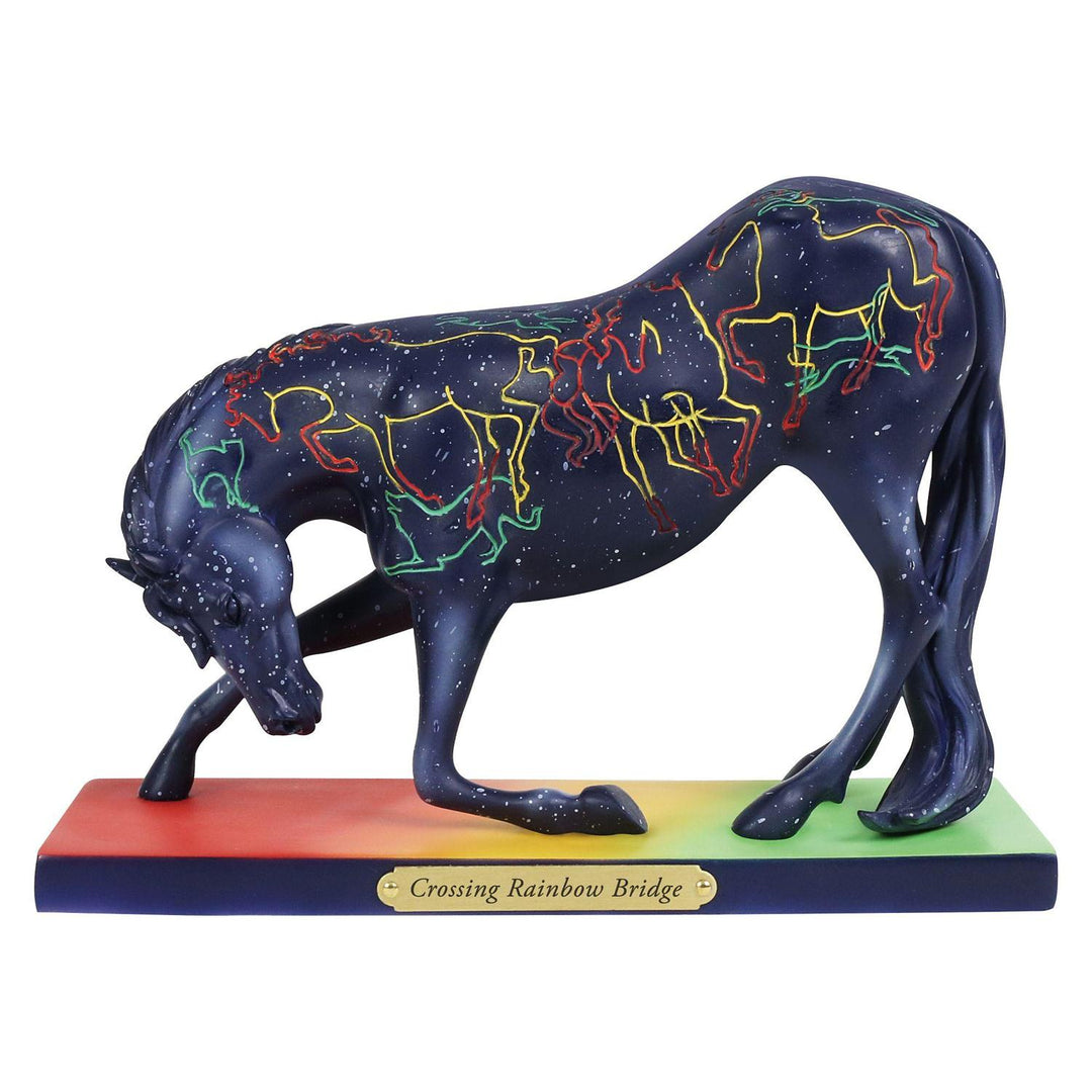 TOPP Crossing Rainbow Bridge Horse Statue