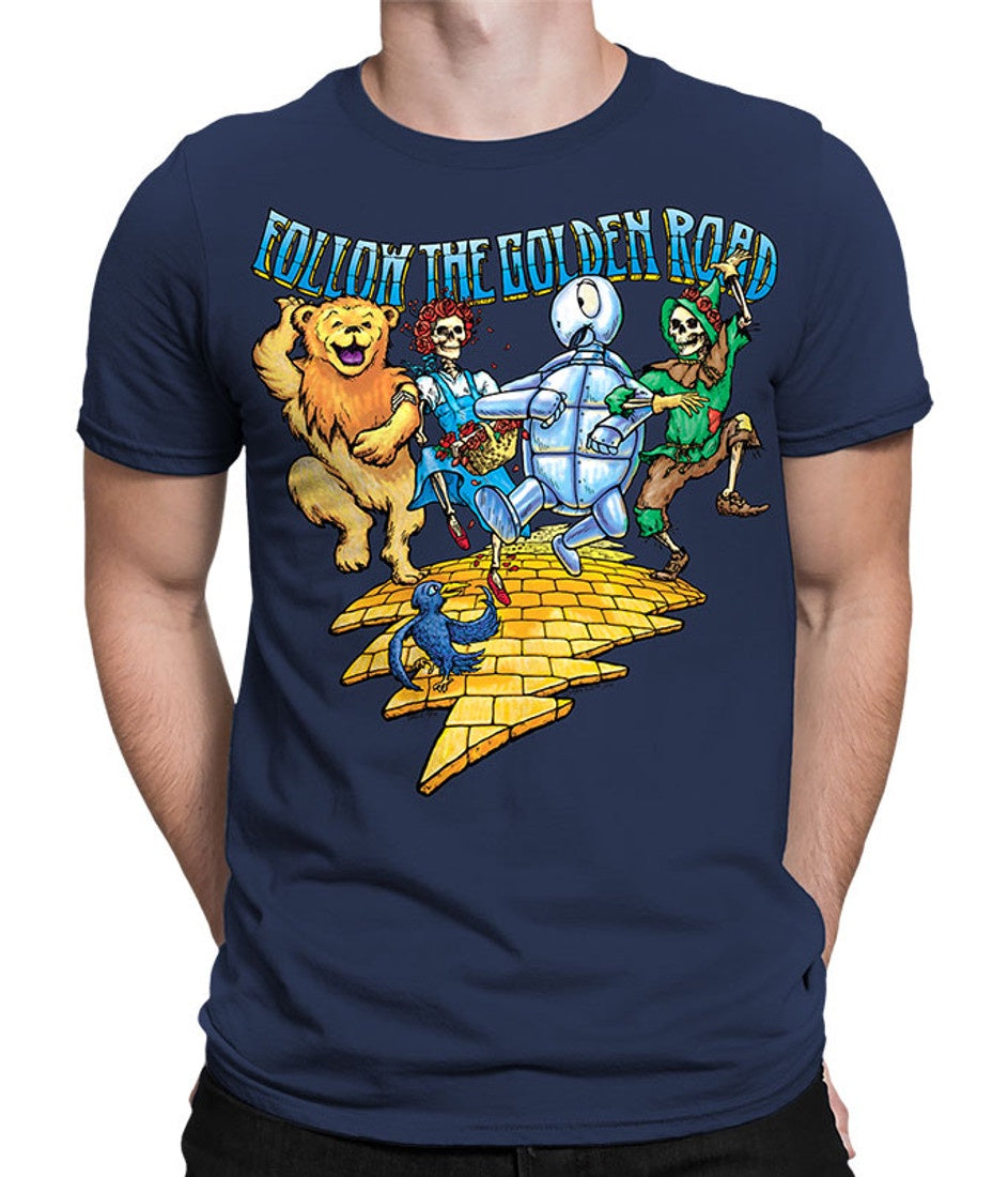 Grateful Dead Golden Road Navy T-Shirt