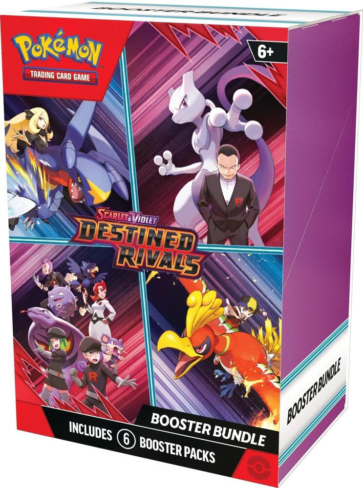 pokemon mewtwo booster pack Pokemon TCG Destined Rivals Booster Bundle SV10 – Penny Lane Gifts