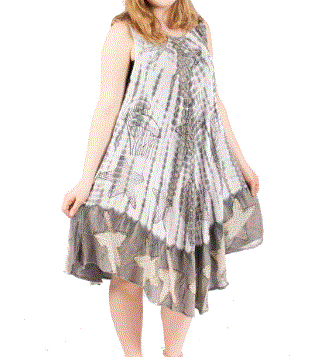 Magic Touch - Nautical Tie Dye Dress